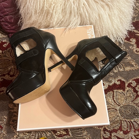 Michael Kors patent leather platform heels. Buckles and ankle height. 
Size 7M - Picture 4 of 16